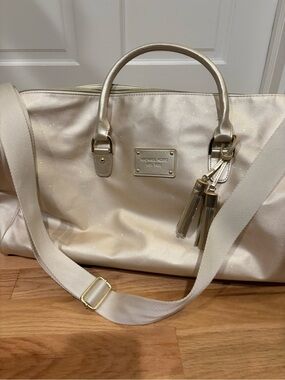Michael Kors Champagne Weekend Bag